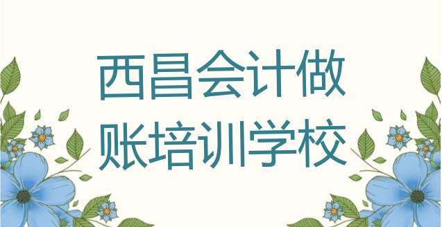 十大2024年西昌会计做账培训资料排行榜